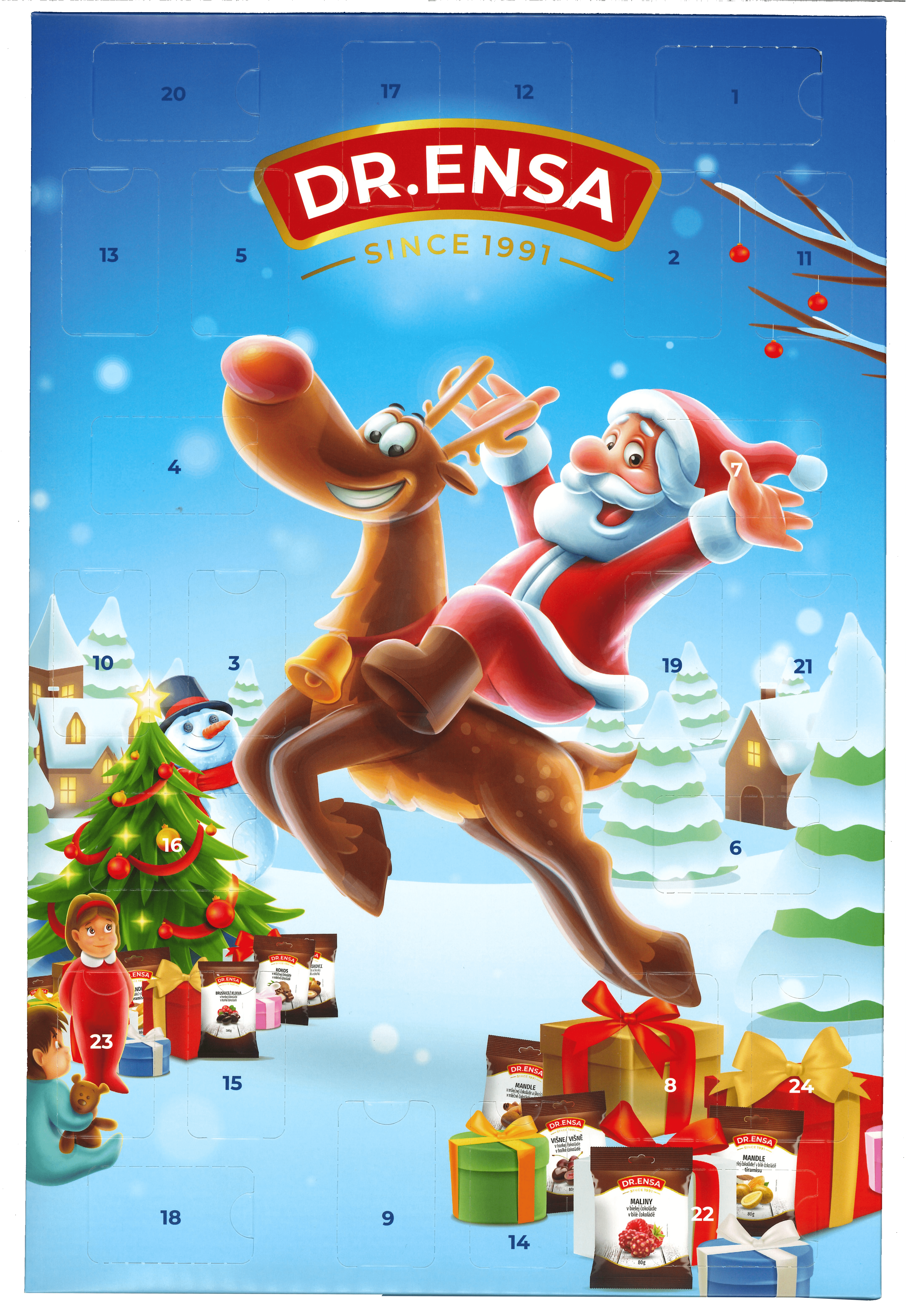 Adventný kalendár 215g