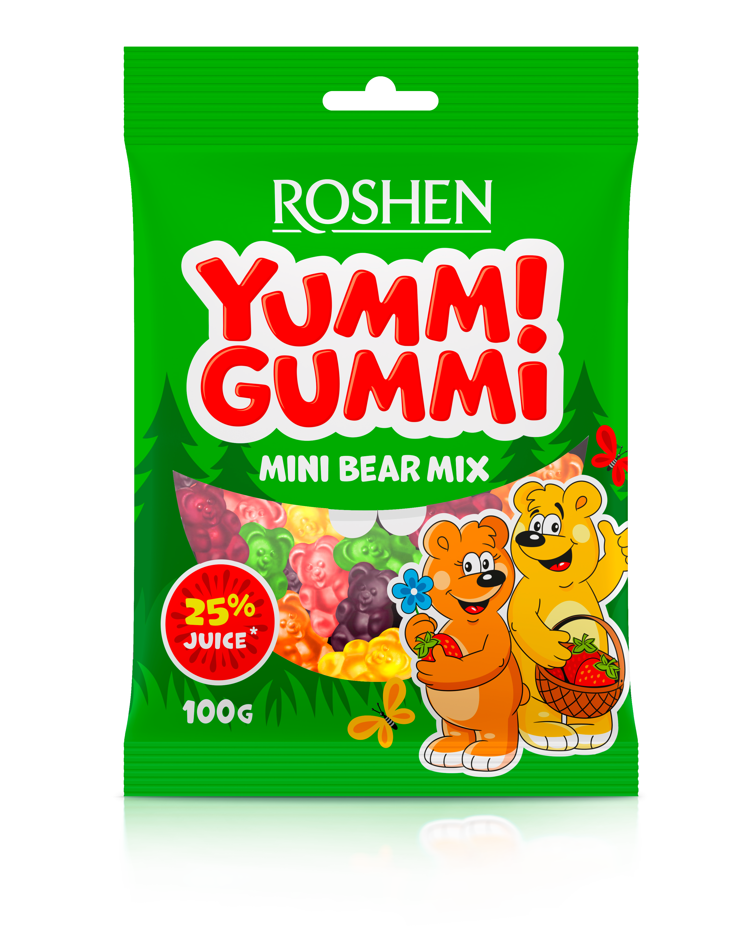 Cukríky Yummi Gummi medvedíci 100g