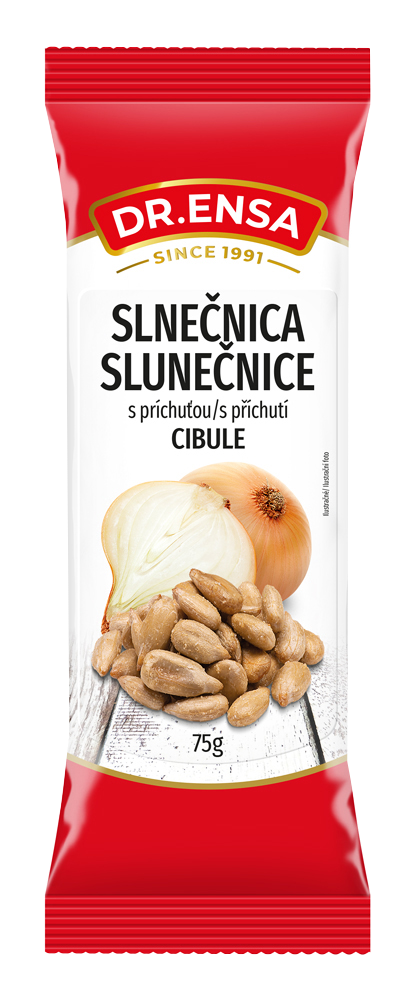 Slnečnica pražená s príchuťou cibule 75g  Dr.ENSA