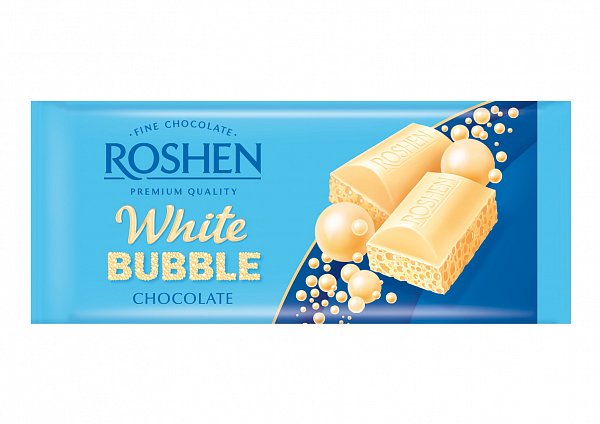 Čokoláda bublinková biela 80g