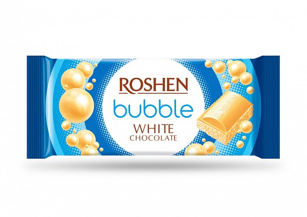 Čokoláda bublinková biela 80g