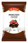 brusnice v horkej čokoláde
